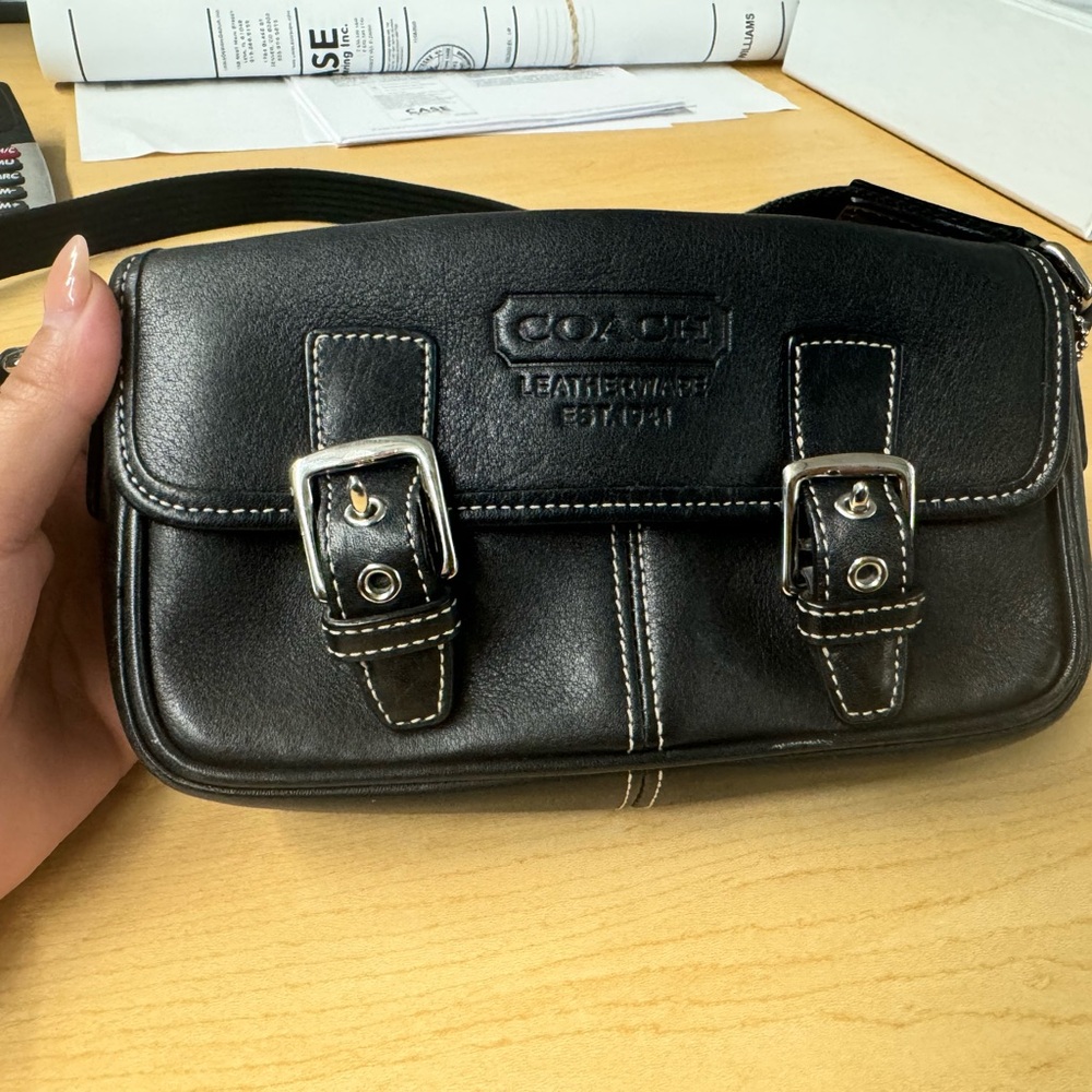 Coach Leather Mini Crossbody